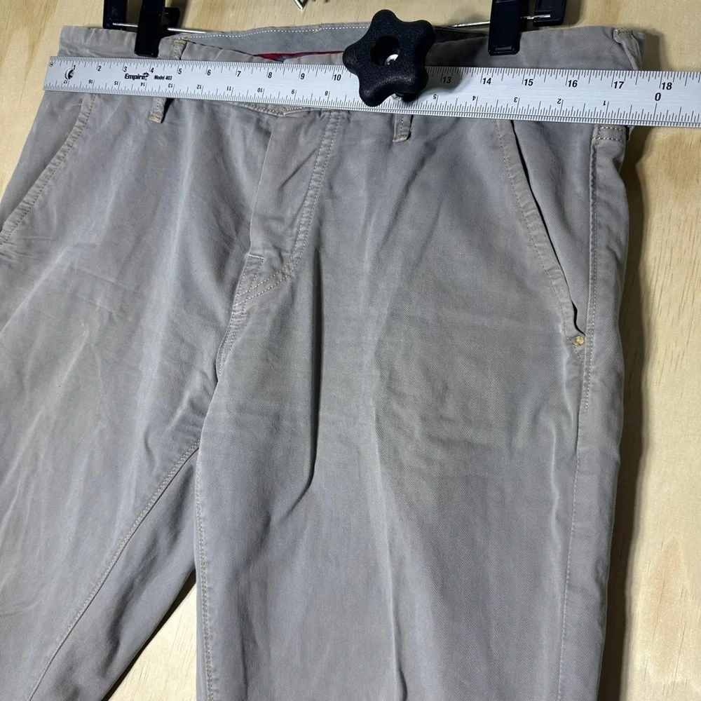 True Religion Rocco Tailored‎ Overdye Twill Jeans Pants Gray Button Fly 32X32